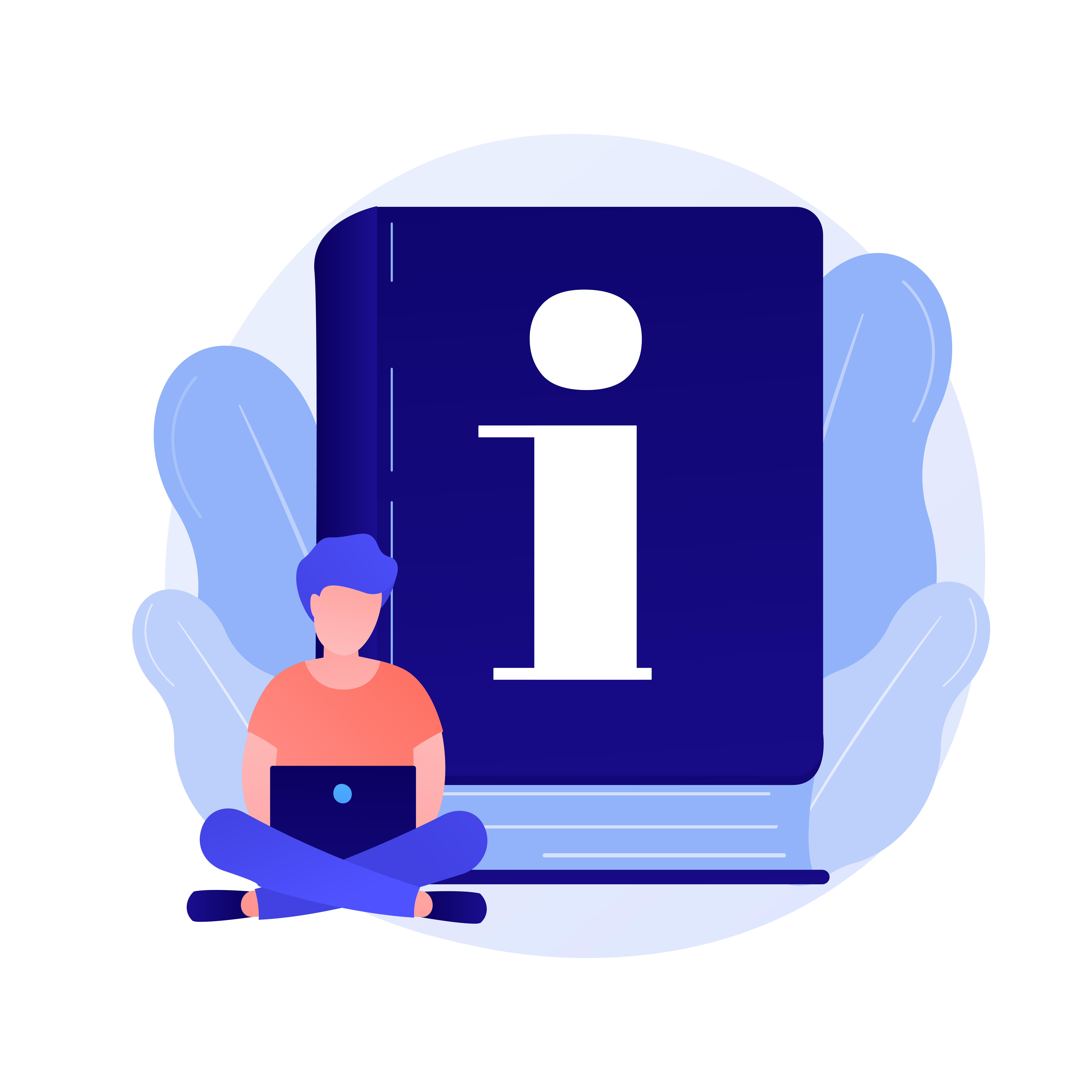 Instruction manual vector concept metaphor