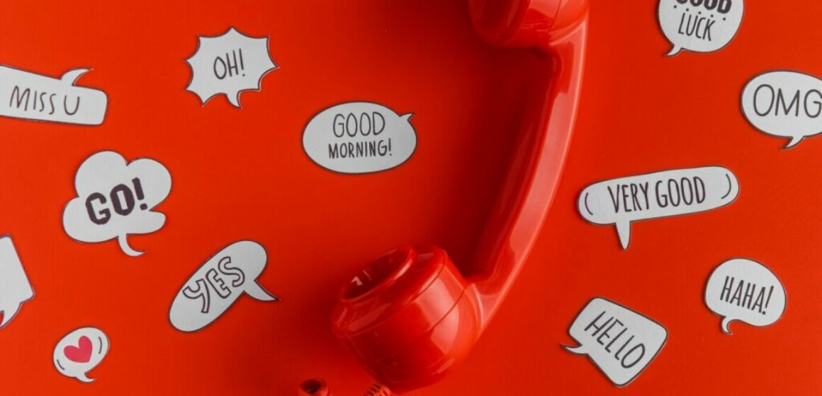 top-view-selection-chat-bubbles-with-telephone-receiver_23-2148795998