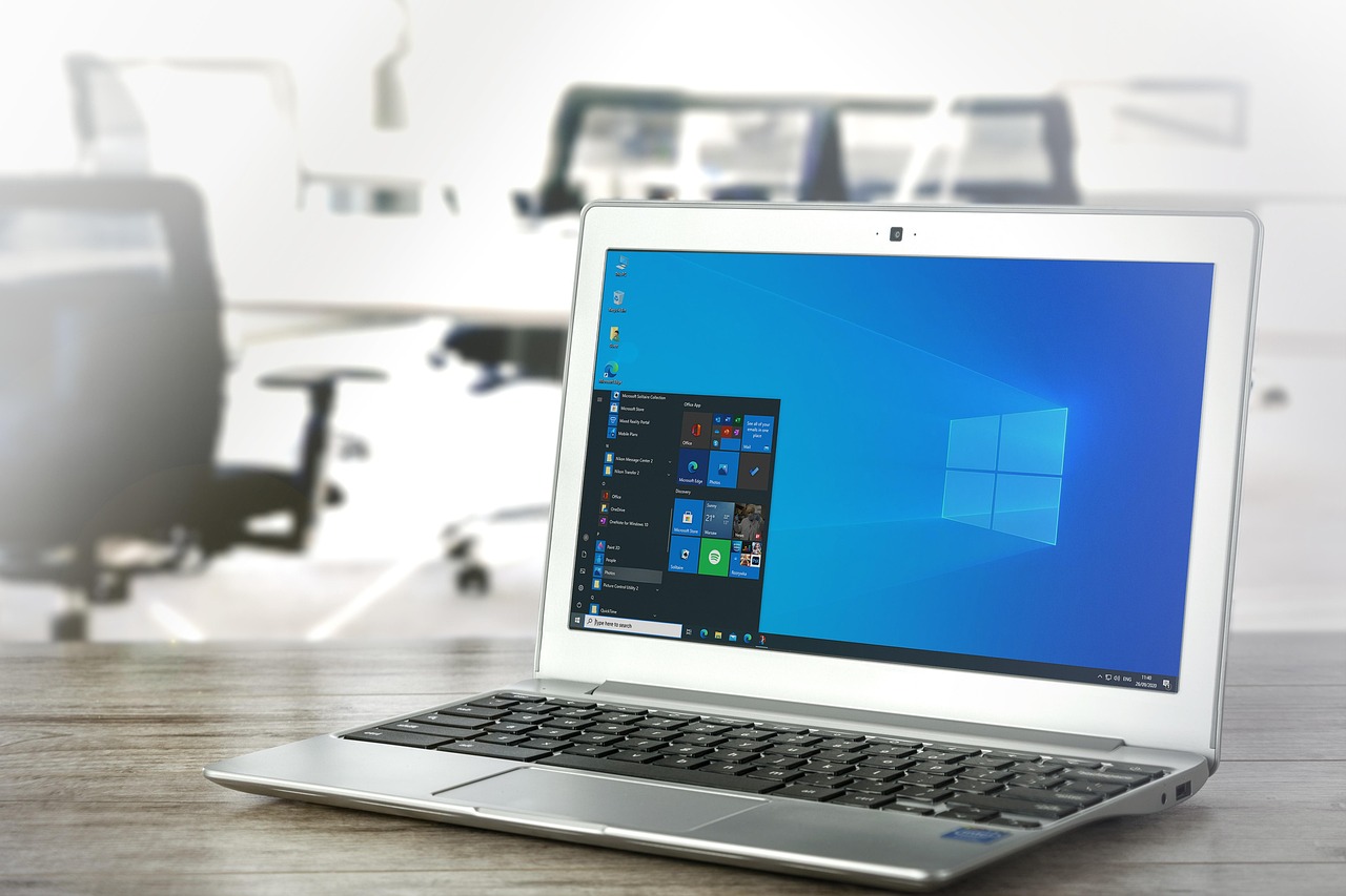 Komputer z systemem Windows 10